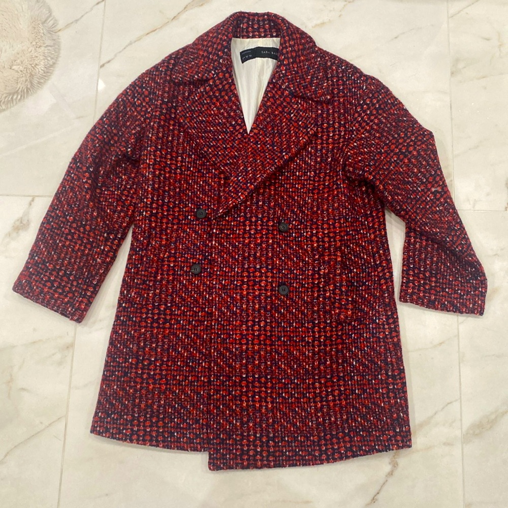 Zara Tweed Over Coat